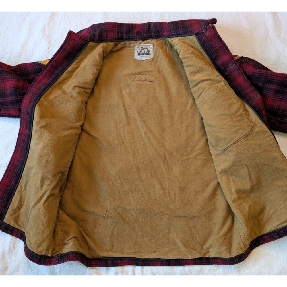 Woolrich Vintage 60s Heavy Wool Hunting Mackinaw … - image 3